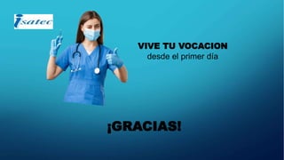 VIVE TU VOCACION
desde el primer día
¡GRACIAS!
 