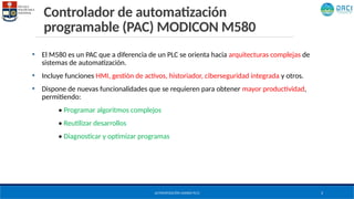 Automatización Industrial con PLCs: Programación y Control con Modicon ...