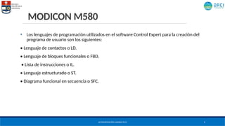 Automatización Industrial con PLCs: Programación y Control con Modicon ...