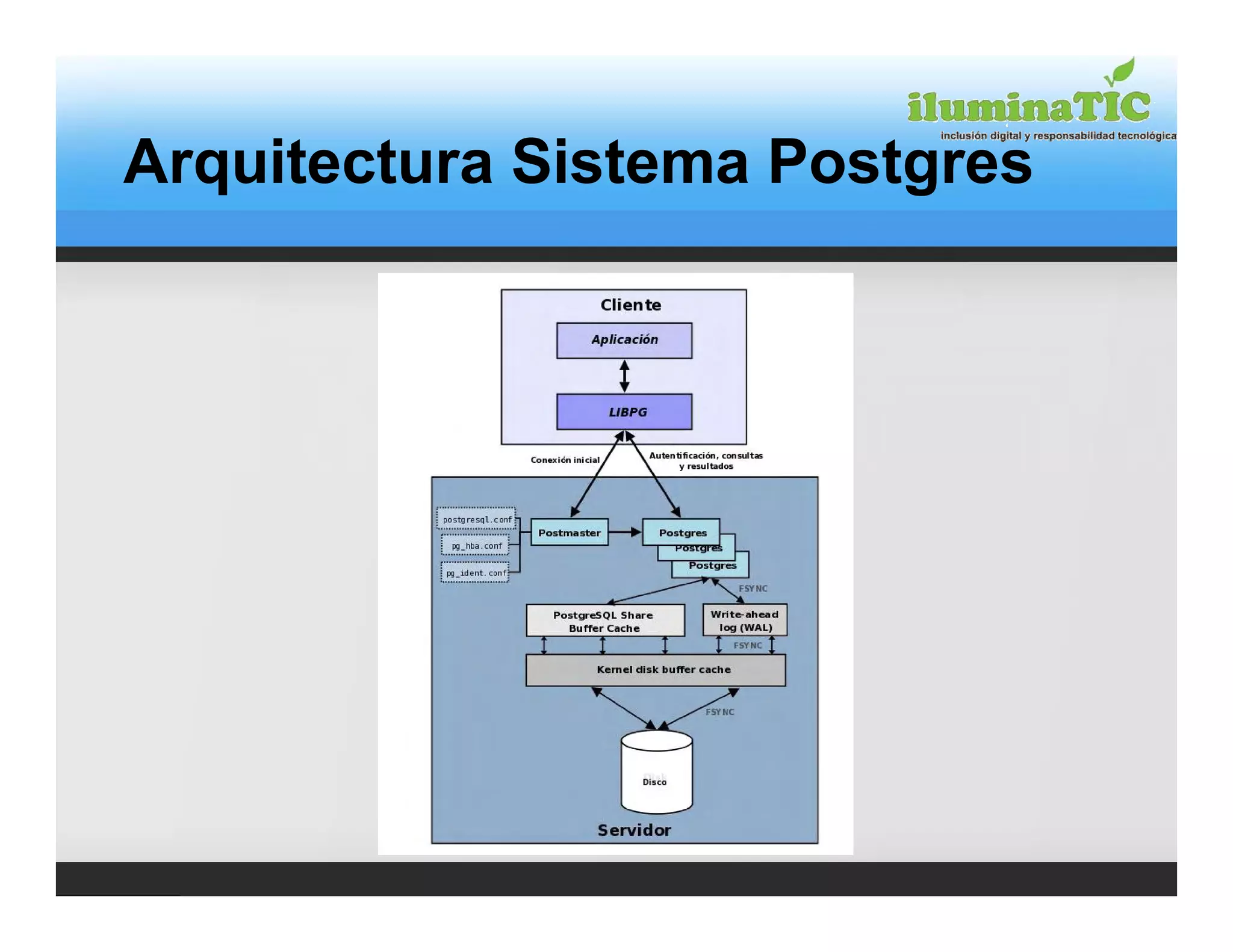 Arquitectura Sistema Postgres
 