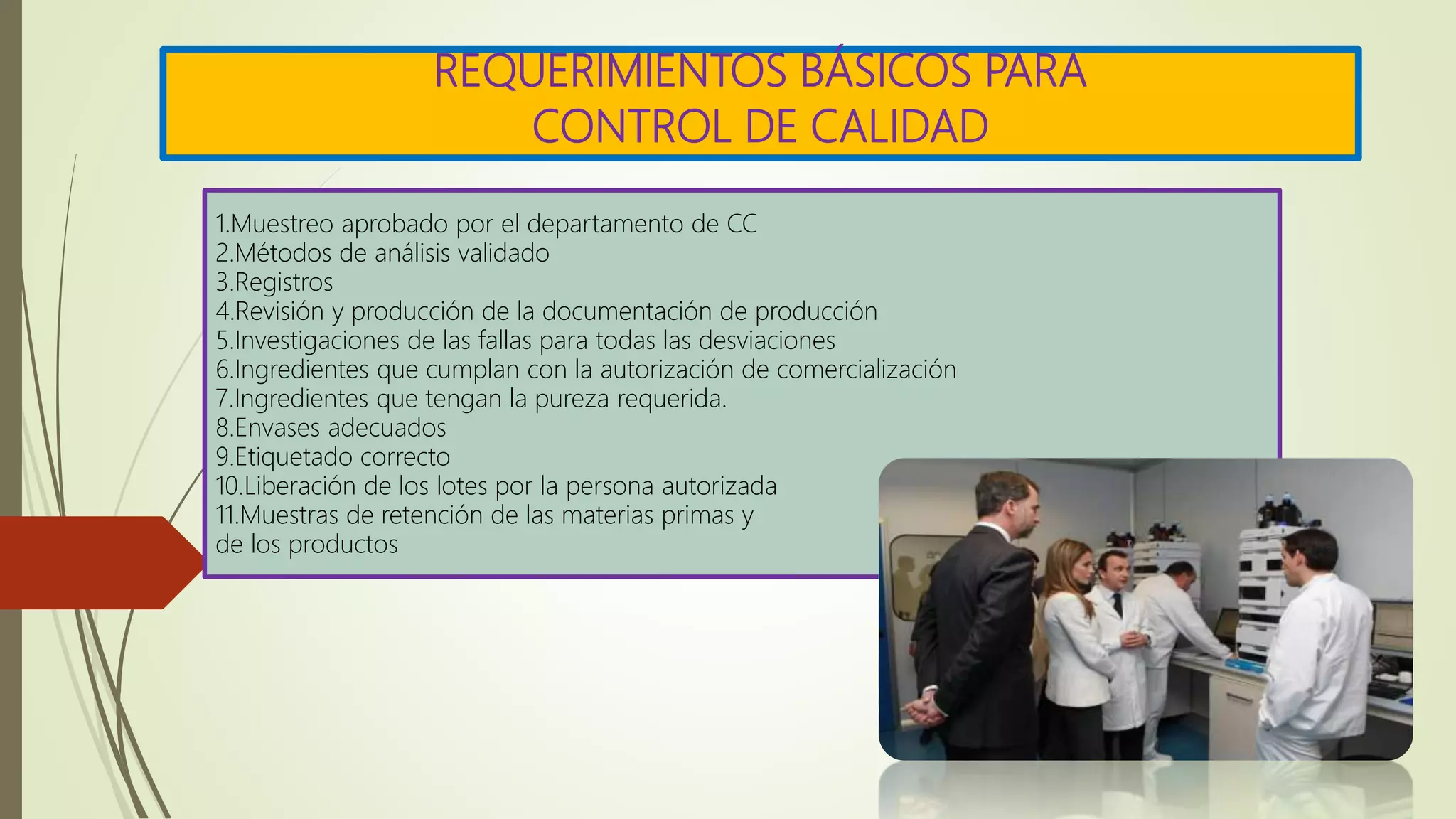 Clase N°2 | Control de calidad en la Industria Farmacéutica | PPTX