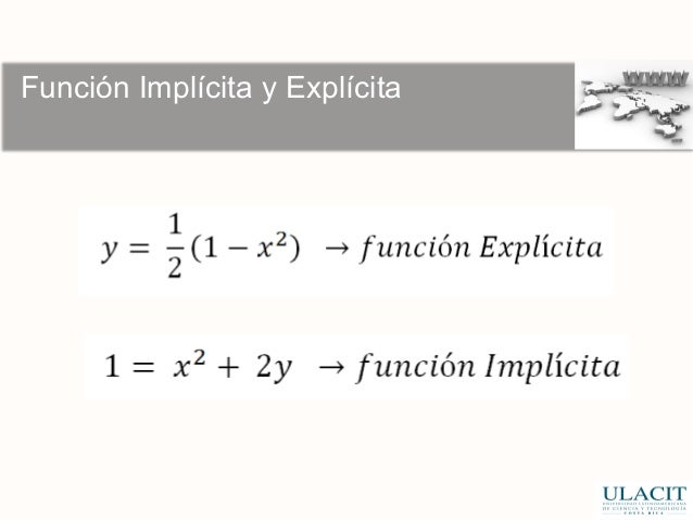 Funciones Explícitas E Implícitas Ejercicios Resueltos