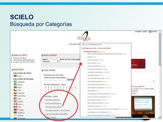 SCIELO
Búsqueda por Categorías
 
