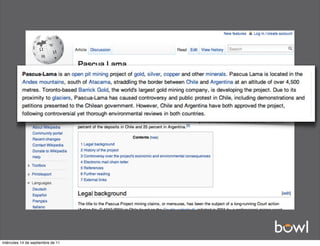 miércoles 14 de septiembre de 11
 