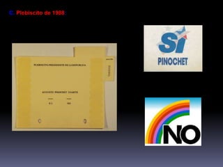 C. Plebiscito de 1988: 
 