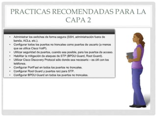PRACTICAS RECOMENDADAS PARA LA
CAPA 2
 