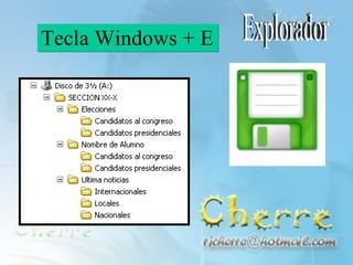 Tecla Windows + E Explorador 