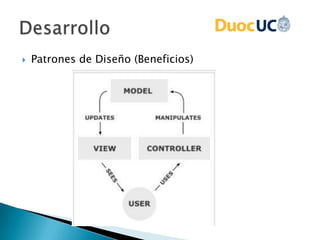  Patrones de Diseño (Beneficios)
 