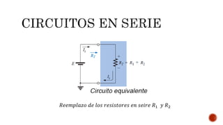 푅푒푒푚푝푙푎푧표 푑푒 푙표푠 푟푒푠푖푠푡표푟푒푠 푒푛 푠푒푖푟푒 푅1 푦 푅2 
 