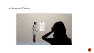  Evaluación AV lejana
 