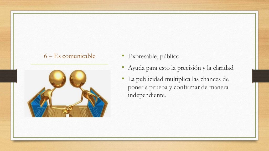 Características de las ciencias fácticas