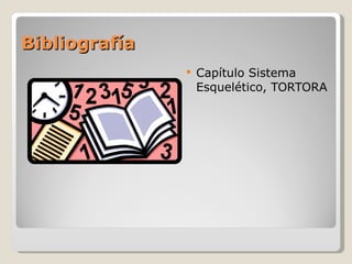 Bibliografía Capítulo Sistema Esquelético, TORTORA 