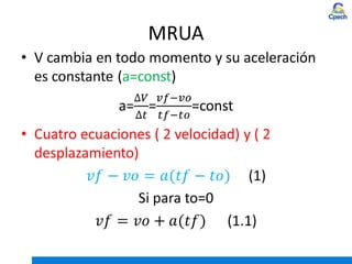 MRUA
 