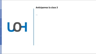 Anticipemos la clase 3
….
 