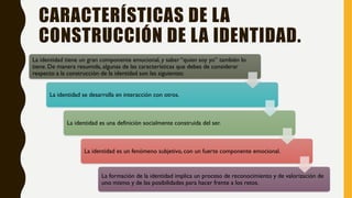 CLASE 2 Identidad Personal, tipos de autoestima. | PPT