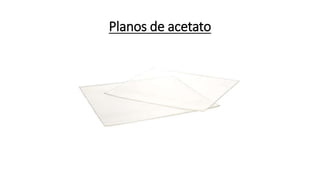 Planos de acetato
 