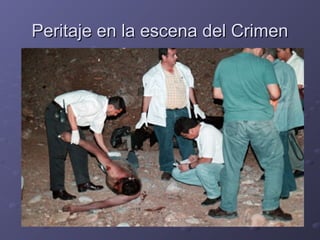 Peritaje en la escena del CrimenPeritaje en la escena del Crimen
 