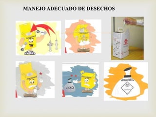 
MANEJO ADECUADO DE DESECHOS
 