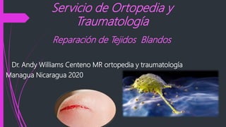 Reparación de Tejidos Blandos
Dr. Andy Williams Centeno MR ortopedia y traumatología
Managua Nicaragua 2020
Servicio de Ortopedia y
Traumatología
 