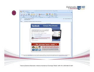 Diplomados
                                                                                                     en   Gerencia

4




    Todos los Derechos Reservados. Instituto Universitario de Tecnología "Readic" UNIR. Rif J-30001989-6 © 2007.
 