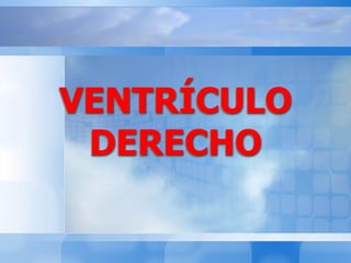 VENTRÍCULO
DERECHO
 