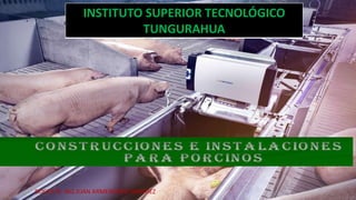 INSTITUTO SUPERIOR TECNOLÓGICO
TUNGURAHUA
DOCENTE: ING JUAN ARMENDARIZ SANCHEZ
 