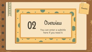 You can enter a subtitle
here if you need it
Overview
02
 