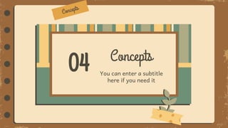 You can enter a subtitle
here if you need it
Concepts
04
 