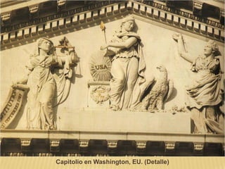 Capitolio en Washington, EU. (Detalle)
 