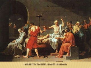 LA MUERTE DE SOCRATES, JACQUES LOUIS DAVID
 