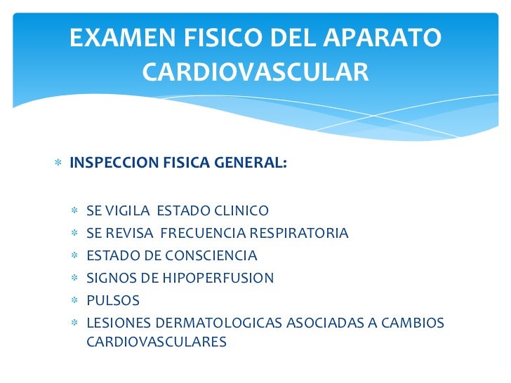 Clase 3 examen fisico del aparato cardiovascular