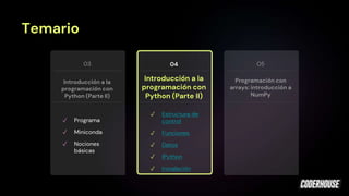 Clase 3 - Introducción a la programación con Python II.pptx