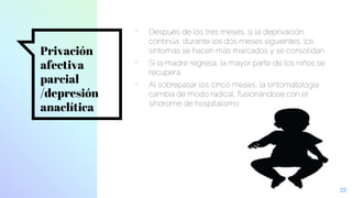Clase 3 psicología del desarrollo II Spitz | PPTX