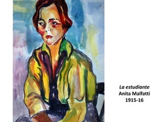 La estudiante
Anita Malfatti
1915-16
 