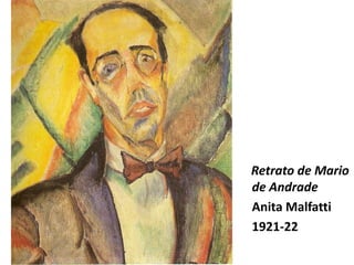 Retrato de Mario
de Andrade
Anita Malfatti
1921-22
 