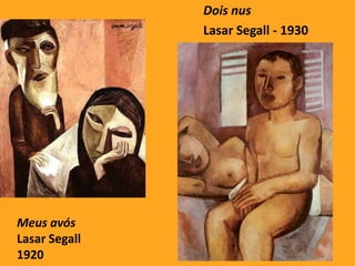 Dois nus
Lasar Segall - 1930
Meus avós
Lasar Segall
1920
 