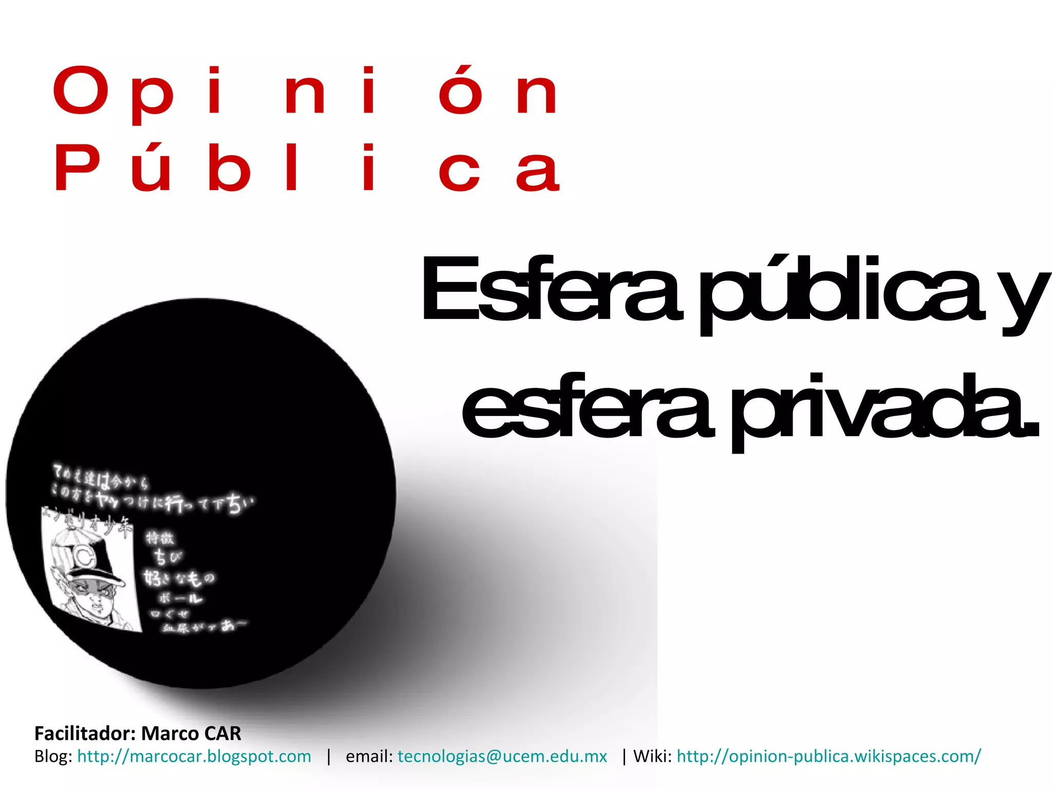 Esfera Pública Y Esfera Privada | PPT