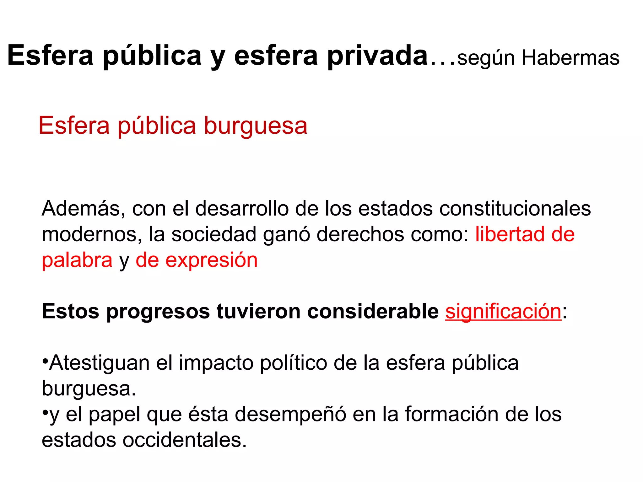 Esfera Pública Y Esfera Privada | PPT