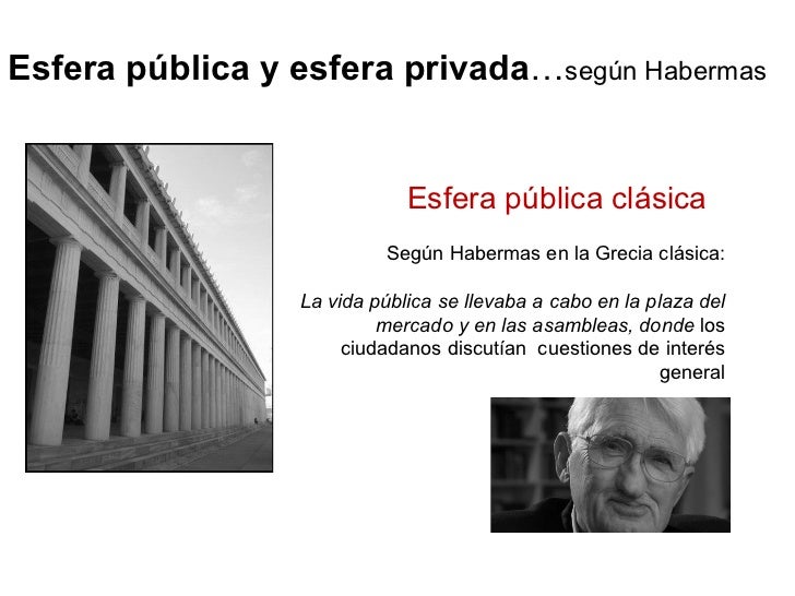 Esfera Pública Y Esfera Privada