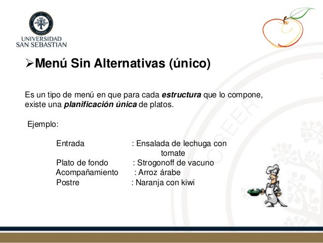 Clase 3 estructura y periodicidad menú y costos