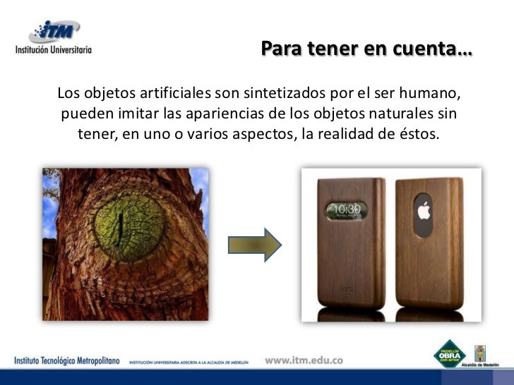 MUNDO NATURAL Y MUNDO ARTIFICIAL