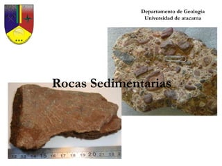 Departamento de Geología
               Universidad de atacama




Rocas Sedimentarias
 