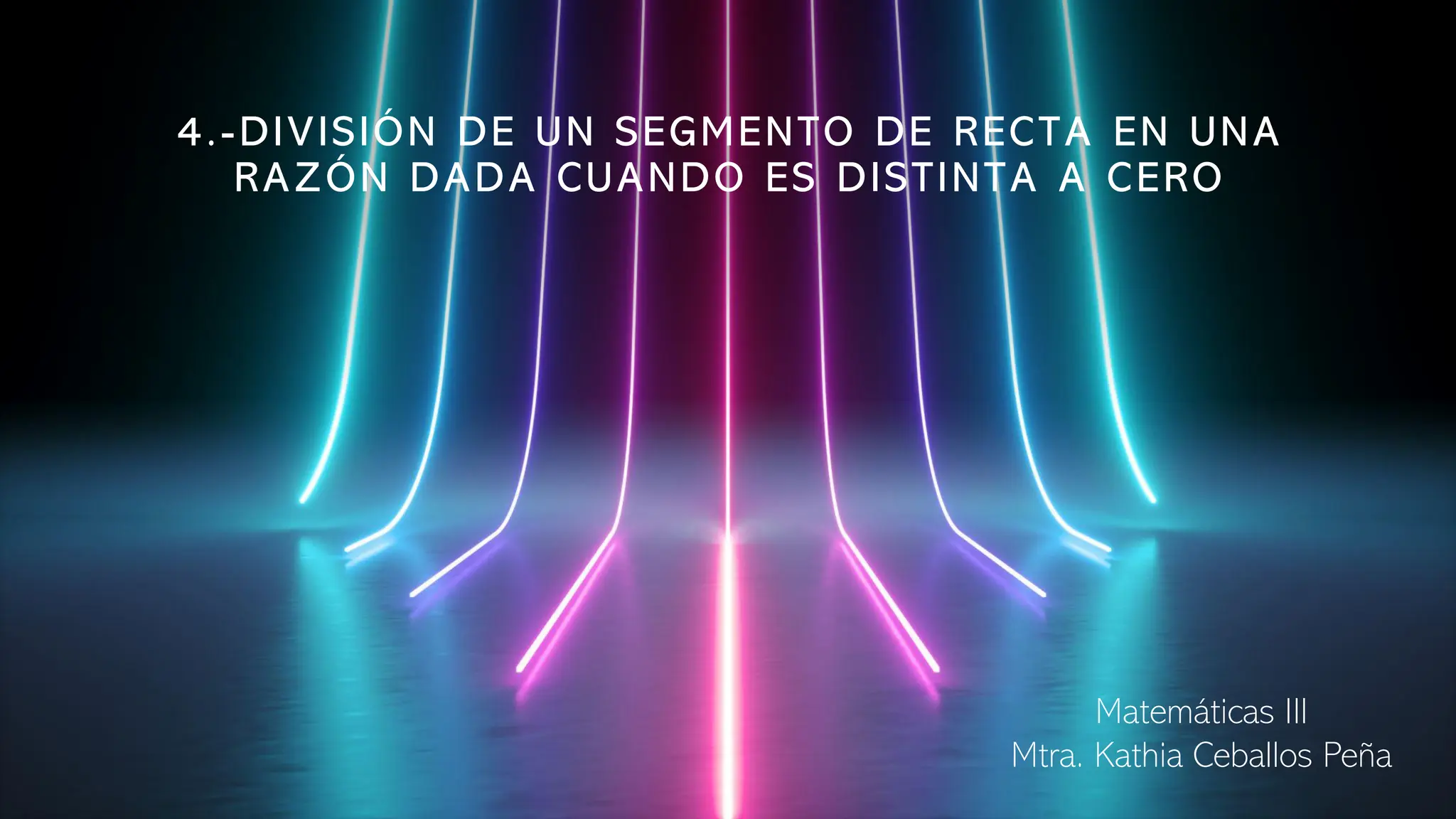 Recta Razon Clase 3 sábado 17 Octubre_ División de un segmento de recta en una ...