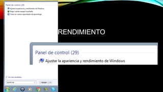 RENDIMIENTO
 