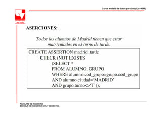Curso Modelo de datos para SIG (720145M )




FACULTAD DE INGENIERÍA
ESCUELA DE INGENIERÍA CIVIL Y GEOMÁTICA
 