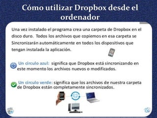Acceder a Dropbox desde la Web
 