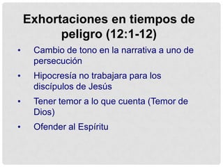 Parábola del Amigo importunadoLos dos reinos (11:14-26)Lucas presenta a Jesús como profeta