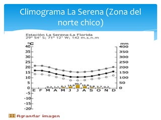 Climograma La Serena (Zona del
         norte chico)
 