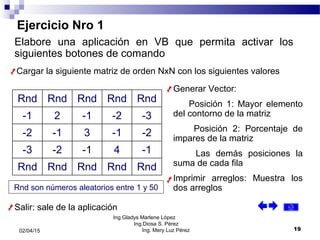 Arreglos aleatorios visual Basic 6.0 | PPS