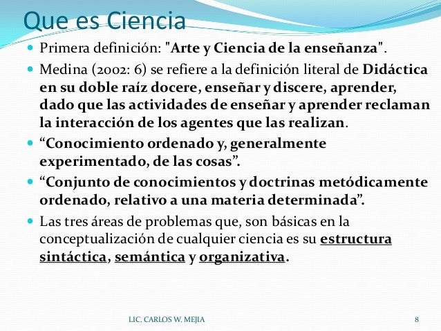 Didáctica de las Ciencias Naturales